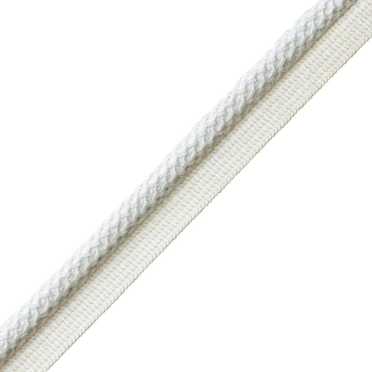 Aspen Cord With Tape Trim by Samuel & Sons in Birch