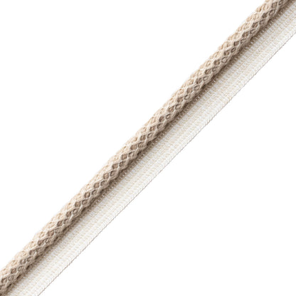 Aspen Cord With Tape Trim by Samuel & Sons in Merino