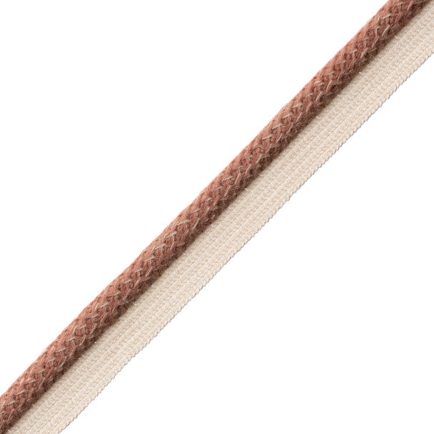 Aspen Cord With Tape Trim by Samuel & Sons in Adobe