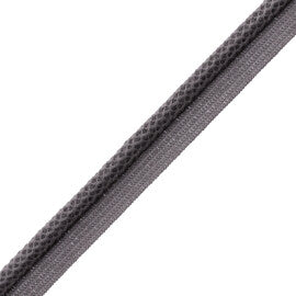 Aspen Cord With Tape Trim by Samuel & Sons in River Rock