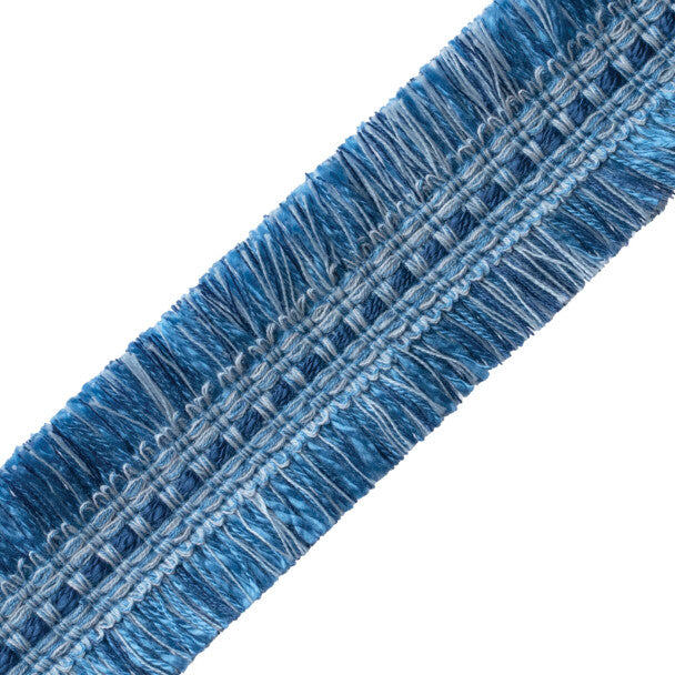 Aspen Double Cut Braid Trim by Samuel & Sons in Lake