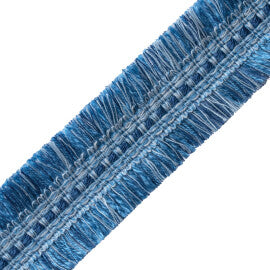 Aspen Double Cut Braid Trim by Samuel & Sons in Lake