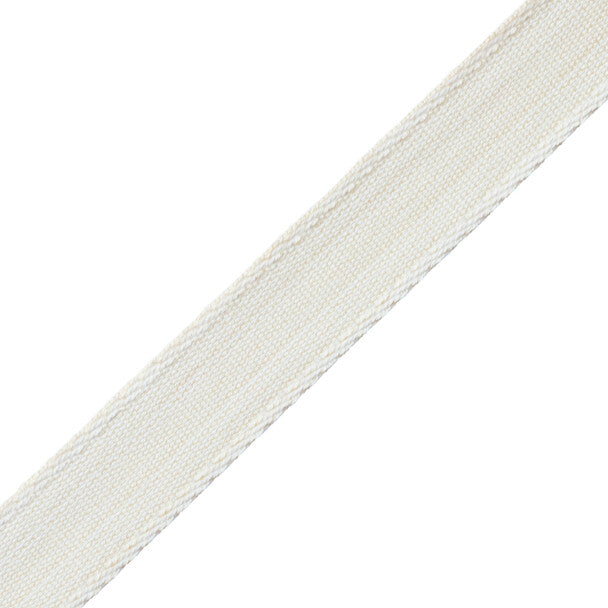 Aspen Ribbed Border Trim by Samuel & Sons in Canvas