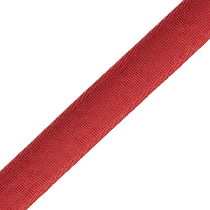 Aspen Ribbed Border Trim by Samuel & Sons in Poppy