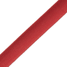 Aspen Ribbed Border Trim by Samuel & Sons in Poppy