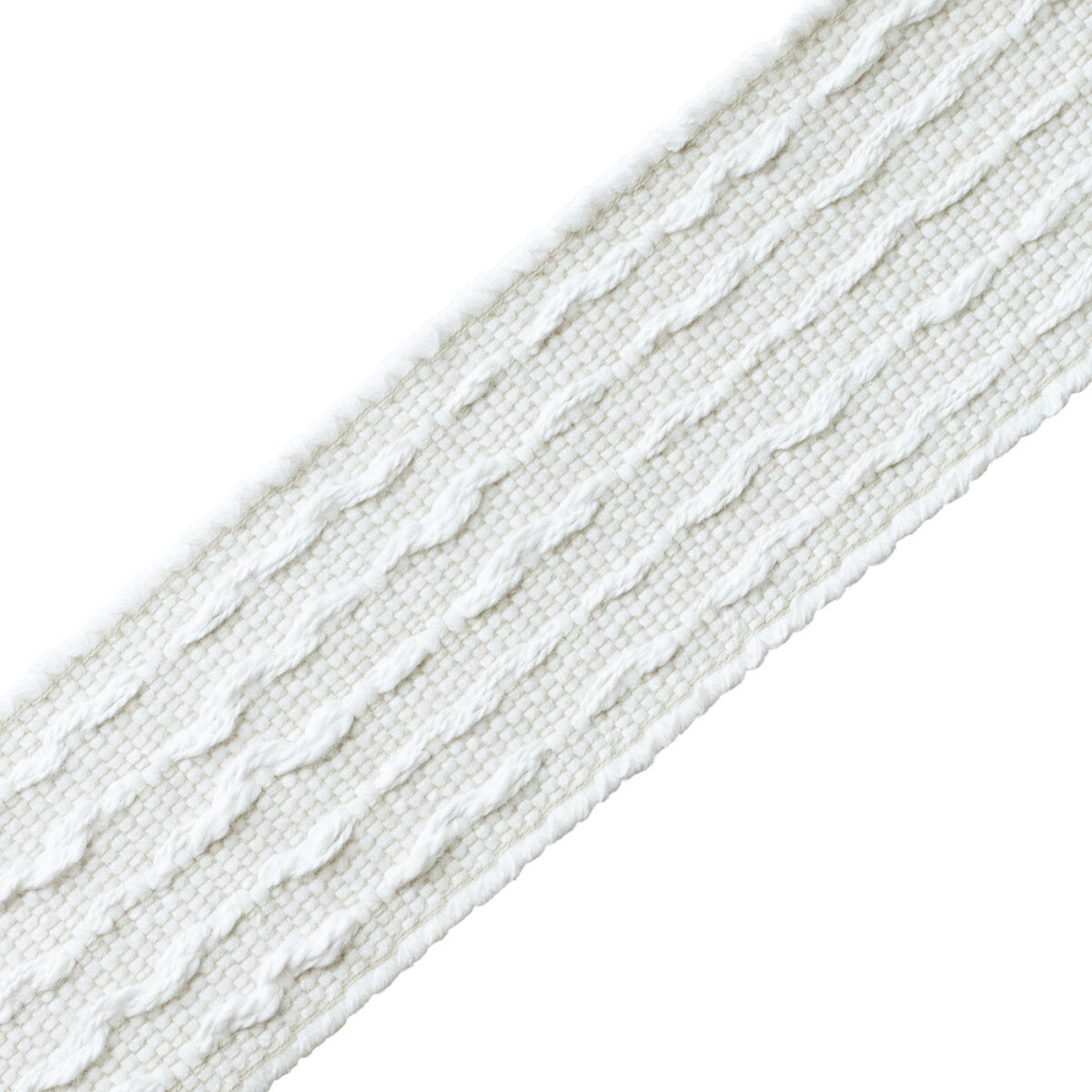 Aspen Slubbed Border Trim by Samuel & Sons in Birch