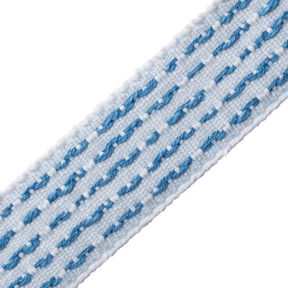 Aspen Slubbed Border Trim by Samuel & Sons in Lake