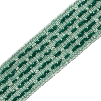 Aspen Slubbed Border Trim by Samuel & Sons in Pine