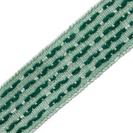 Aspen Slubbed Border Trim by Samuel & Sons in Pine