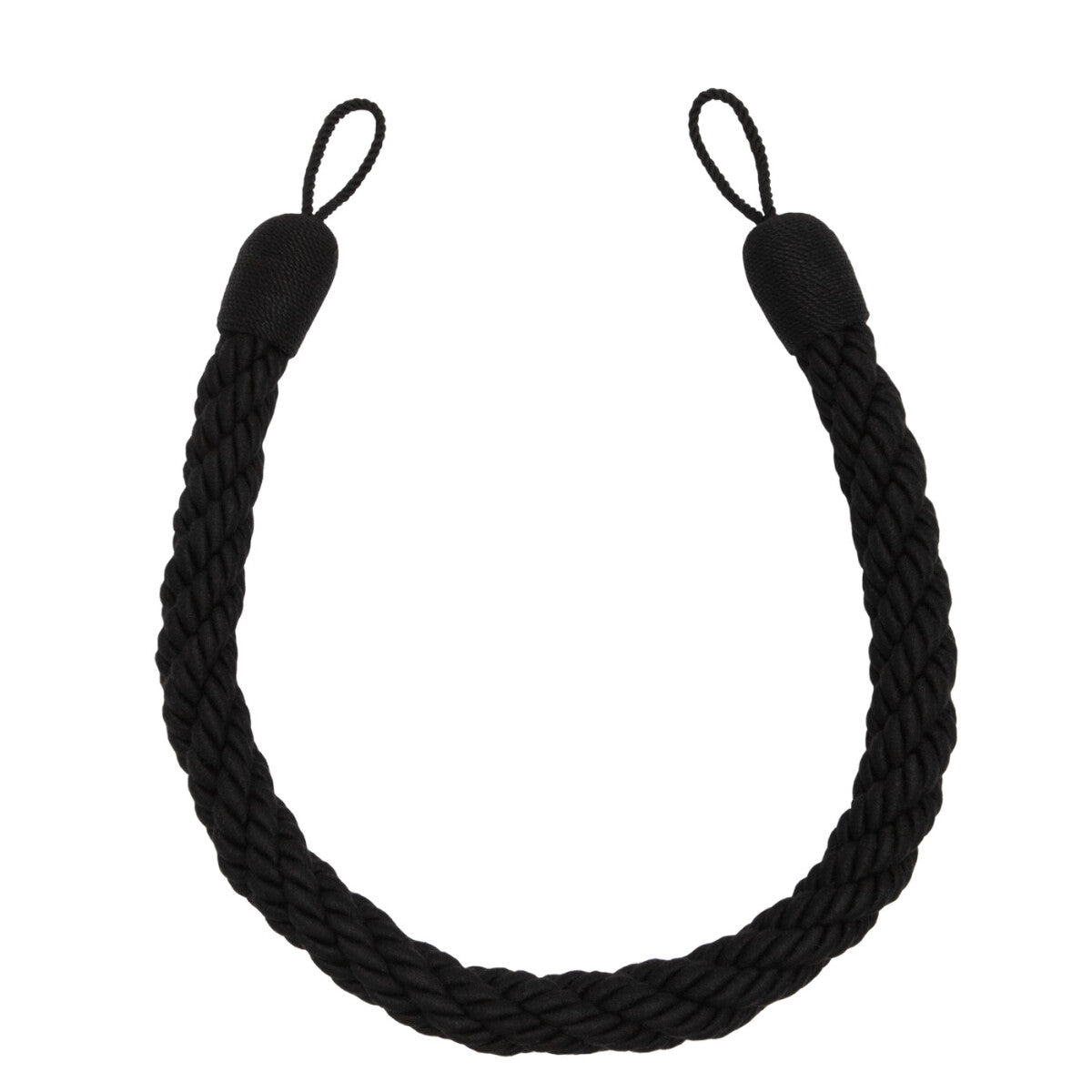 Aspen Cable Holdback by Samuel & Sons in Wrought Iron