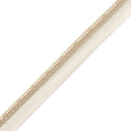 Francoise Cord With Tape Trim by Samuel & Sons in Eggshell