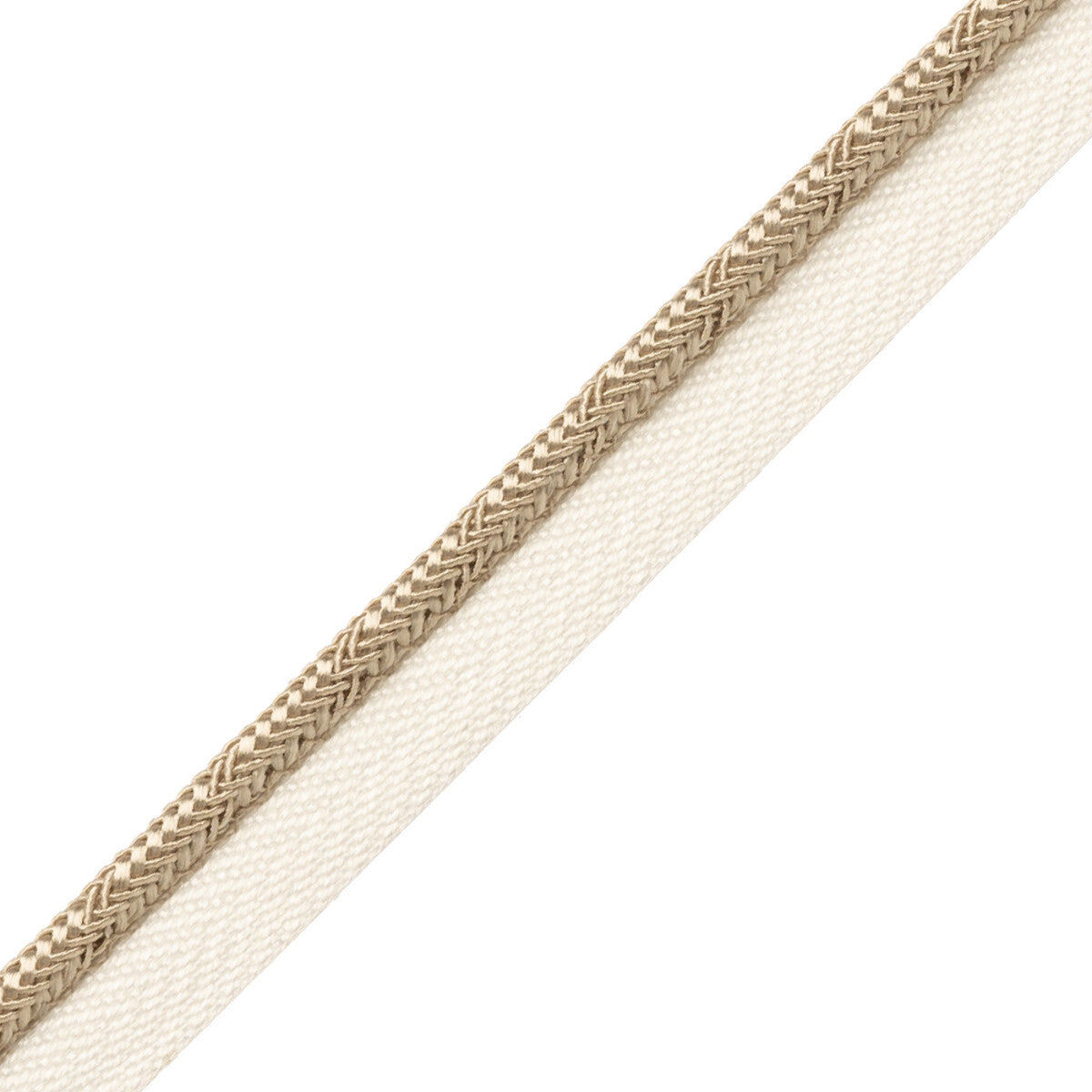 Francoise Cord With Tape Trim by Samuel & Sons in Linen