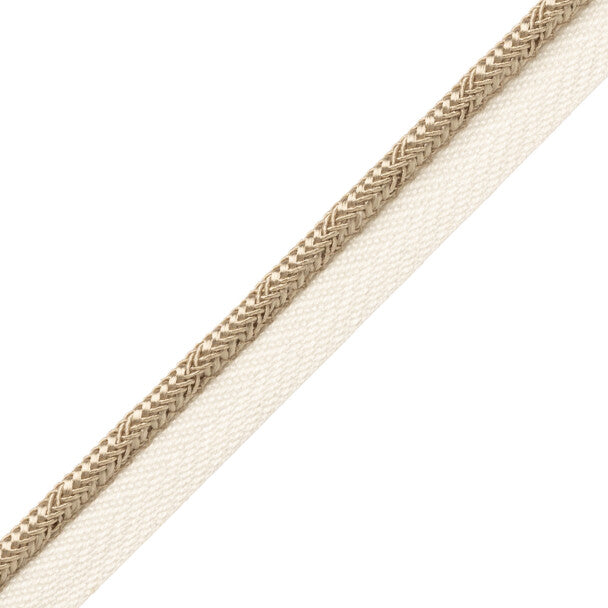 Francoise Cord With Tape Trim by Samuel & Sons in Linen