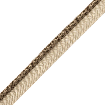 Francoise Cord With Tape Trim by Samuel & Sons in Latte