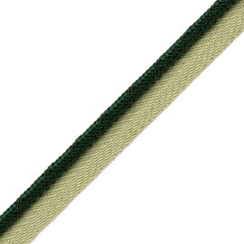 Francoise Cord With Tape Trim by Samuel & Sons in Forest