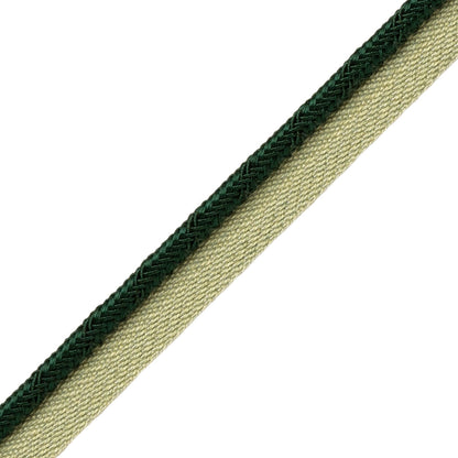 Francoise Cord With Tape Trim by Samuel & Sons in Forest