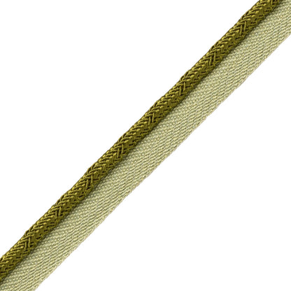 Francoise Cord With Tape Trim by Samuel & Sons in Verde