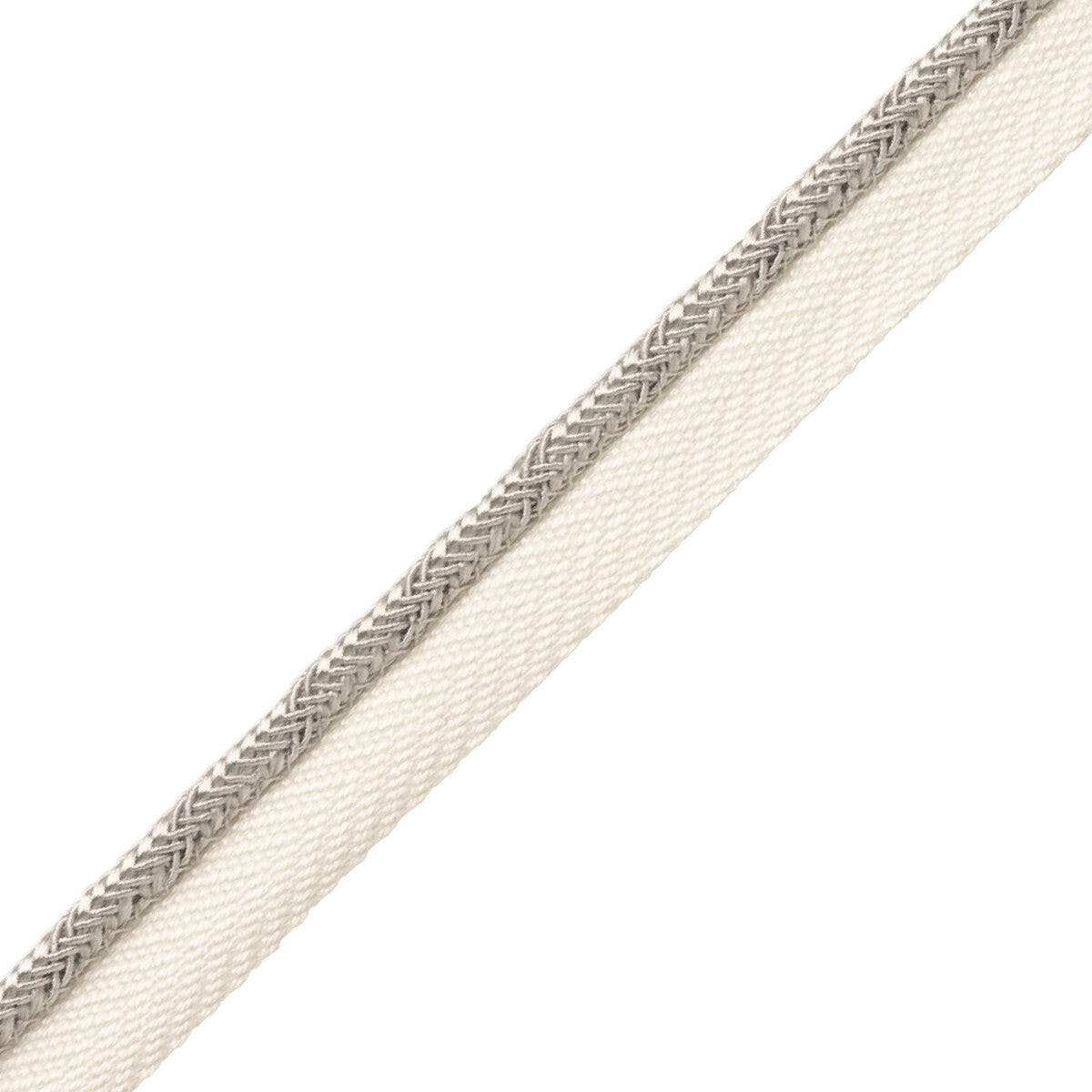 Francoise Cord With Tape Trim by Samuel & Sons in Frost