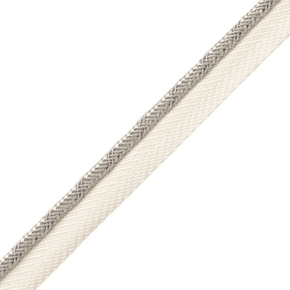 Francoise Cord With Tape Trim by Samuel & Sons in Frost