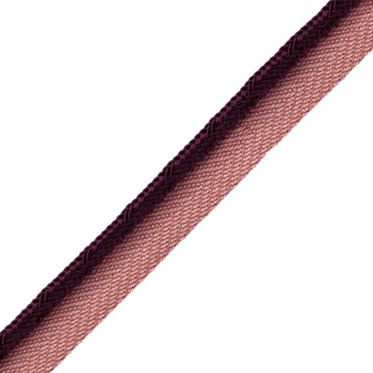 Francoise Cord With Tape Trim by Samuel & Sons in Aubergine