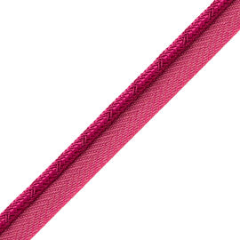 Francoise Cord With Tape Trim by Samuel & Sons in Magenta