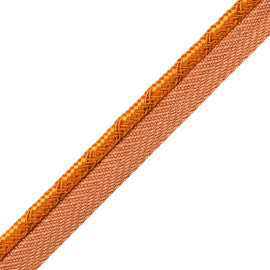 Francoise Cord With Tape Trim by Samuel & Sons in Apricot