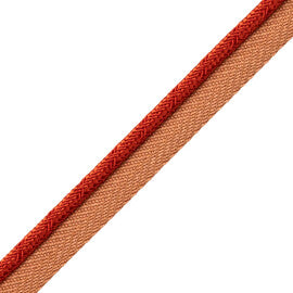 Francoise Cord With Tape Trim by Samuel & Sons in Geranium
