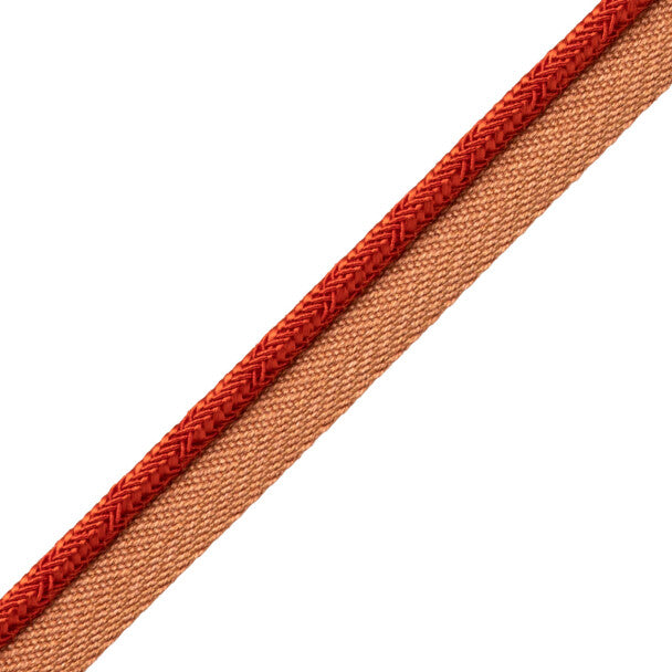 Francoise Cord With Tape Trim by Samuel & Sons in Geranium