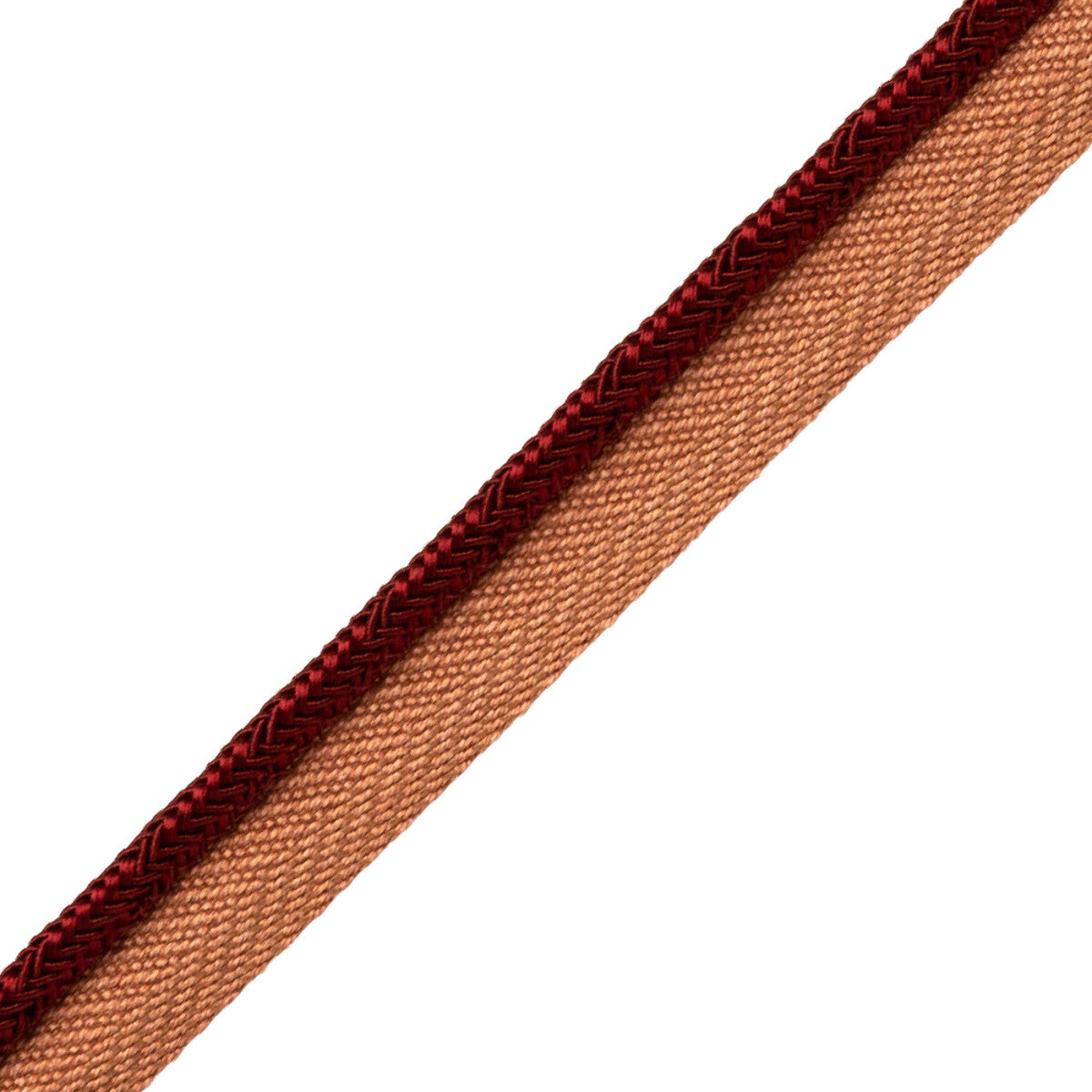 Francoise Cord With Tape Trim by Samuel & Sons in Merlot