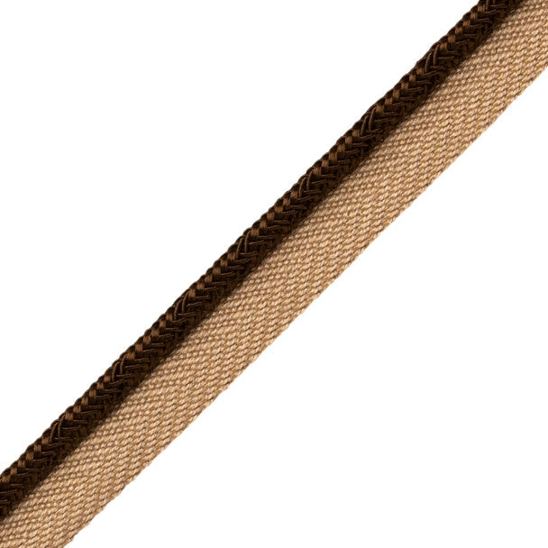 Francoise Cord With Tape Trim by Samuel & Sons in Mink