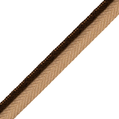 Francoise Cord With Tape Trim by Samuel & Sons in Mink