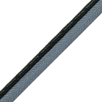 Francoise Cord With Tape Trim by Samuel & Sons in Viridian