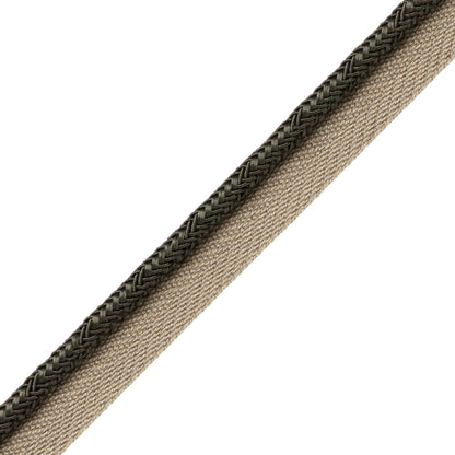 Francoise Cord With Tape Trim by Samuel & Sons in Charcoal