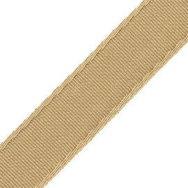 1.5" (38 Mm) Francoise Border Trim by Samuel & Sons in Custard