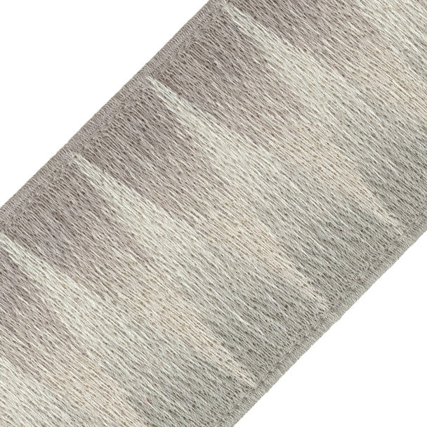 Kaia Embroidered Border Trim by Samuel & Sons in Opaline