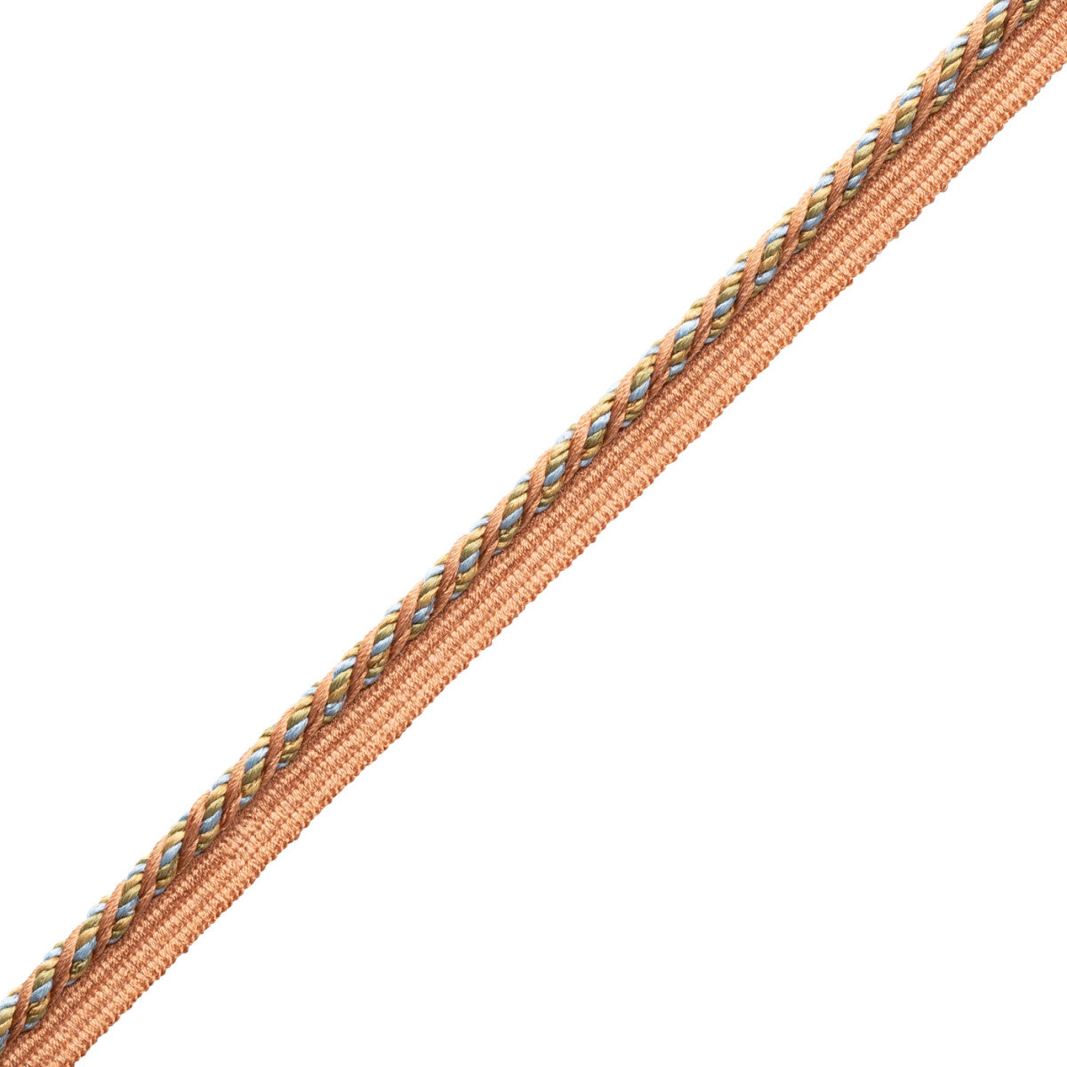 1/4" (5 Mm) Trianon Cord With Tape Trim by Samuel & Sons in Marzipan