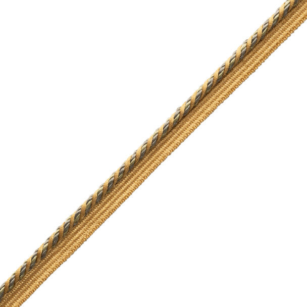 1/4" (5 Mm) Trianon Cord With Tape Trim by Samuel & Sons in Citrine