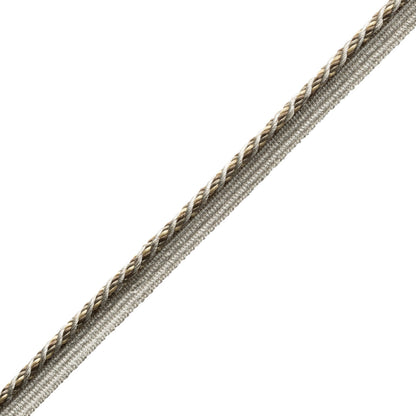 1/4" (5 Mm) Trianon Cord With Tape Trim by Samuel & Sons in Sterling