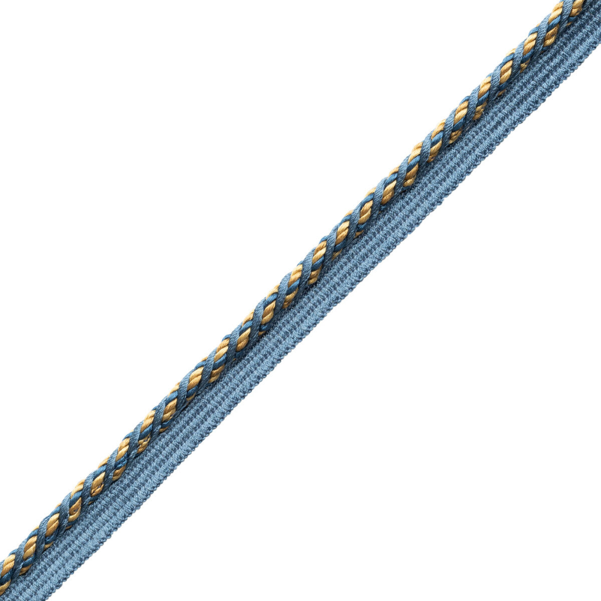 1/4" (5 Mm) Trianon Cord With Tape Trim by Samuel & Sons in Lapis