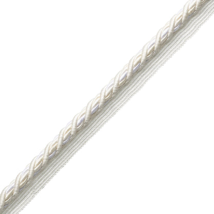 1/2" (13 Mm) Trianon Cord With Tape Trim by Samuel & Sons in Pearl