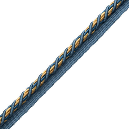 1/2" (13 Mm) Trianon Cord With Tape Trim by Samuel & Sons in Lapis