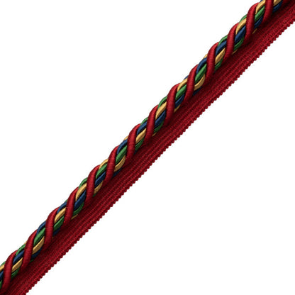 1/2" (13 Mm) Trianon Cord With Tape Trim by Samuel & Sons in Jewel