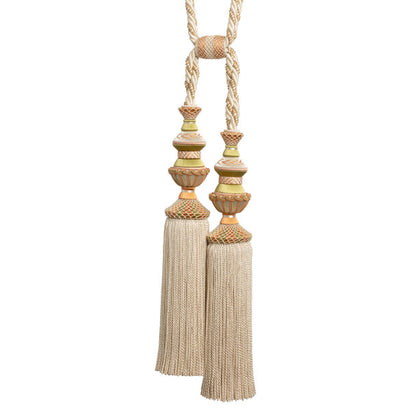 Trianon Double Tassel Tieback by Samuel & Sons in Chiffon
