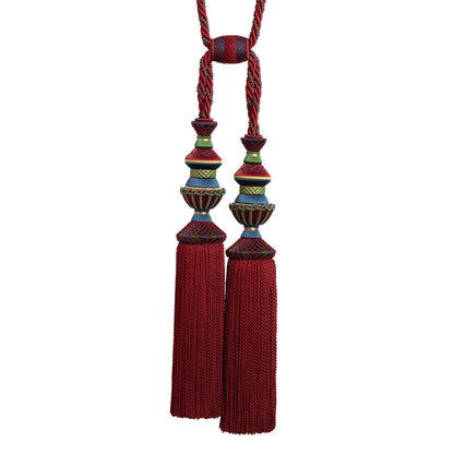 Trianon Double Tassel Tieback by Samuel & Sons in Jewel
