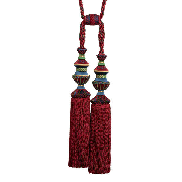 Trianon Double Tassel Tieback by Samuel & Sons in Jewel