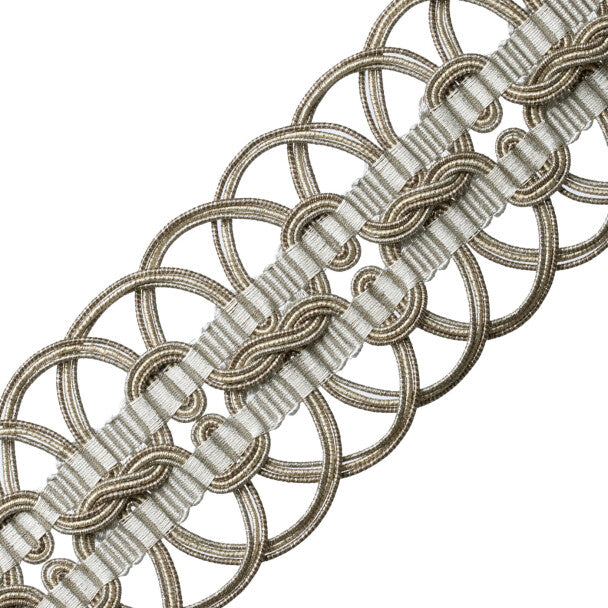 Trianon Crete Trim by Samuel & Sons in Sterling