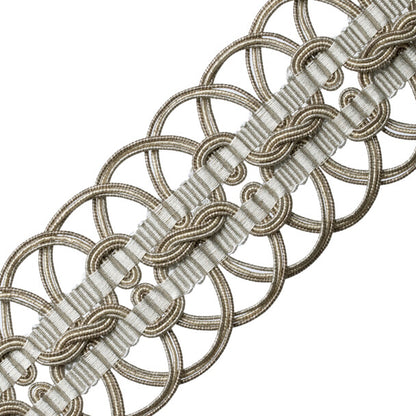 Trianon Crete Trim by Samuel & Sons in Sterling