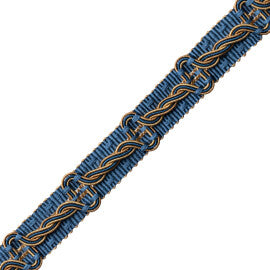 Trianon Braid Trim by Samuel & Sons in Lapis