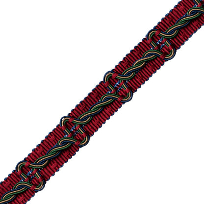 Trianon Braid Trim by Samuel & Sons in Jewel