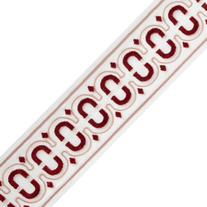 Flórián Velvet Border Trim by Samuel & Sons in Blush